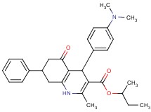 sec-butyl 4-[4-(dimethylamino)phenyl]-2-methyl-5-oxo-7-phenyl-1,4,5,6,7,8-hexahydro-3-quinolinecarboxylate