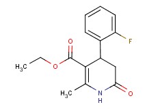 ethyl 4-(2-fluorophenyl)-2-methyl-6-oxo-1,4,5,6-tetrahydro-3-pyridinecarboxylate