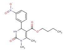 butyl 1,6-dimethyl-4-(3-nitrophenyl)-2-oxo-1,2,3,4-tetrahydro-5-pyrimidinecarboxylate