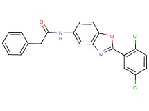 N-[2-(2,5-dichlorophenyl)-1,3-benzoxazol-5-yl]-2-phenylacetamide
