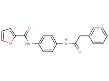 N-{4-[(2-phenylacetyl)amino]phenyl}-2-furamide