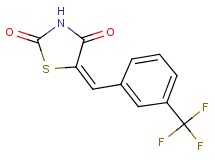 5-[3-(trifluoromethyl)benzylidene]-1,3-thiazolidine-2,4-dione