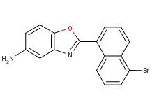 2-(5-bromo-1-naphthyl)-1,3-benzoxazol-5-amine