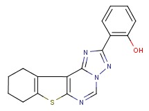 2-(8,9,10,11-tetrahydro[1]benzothieno[3,2-e][1,2,4]triazolo[1,5-c]pyrimidin-2-yl)phenol