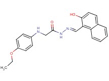 2-[(4-ethoxyphenyl)amino]-N'-[(2-hydroxy-1-naphthyl)methylene]acetohydrazide