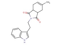 2-[2-(1H-indol-3-yl)ethyl]-5-methyl-3a,4,7,7a-tetrahydro-1H-isoindole-1,3(2H)-dione