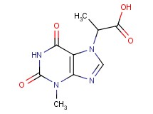 2-(3-methyl-2,6-dioxo-1,2,3,6-tetrahydro-7H-purin-7-yl)propanoic acid