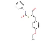 5-(4-ethoxybenzylidene)-3-phenyl-1,3-thiazolidine-2,4-dione