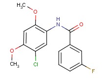 N-(5-chloro-2,4-dimethoxyphenyl)-3-fluorobenzamide