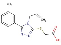 {[4-allyl-5-(3-methylphenyl)-4H-1,2,4-triazol-3-yl]thio}acetic acid