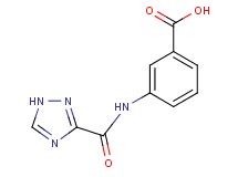 3-[(1H-1,2,4-triazol-3-ylcarbonyl)amino]benzoic acid