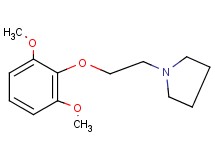 1-[2-(2,6-dimethoxyphenoxy)ethyl]pyrrolidine