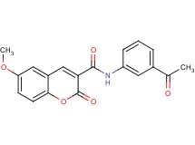 N-(3-acetylphenyl)-6-methoxy-2-oxo-2H-chromene-3-carboxamide