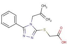 {[4-(2-methyl-2-propen-1-yl)-5-phenyl-4H-1,2,4-triazol-3-yl]thio}acetic acid