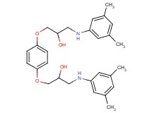 3,3'-[1,4-phenylenebis(oxy)]bis{1-[(3,5-dimethylphenyl)amino]-2-propanol}