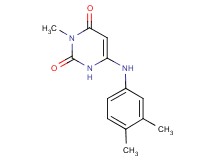 6-[(3,4-dimethylphenyl)amino]-3-methyl-2,4(1H,3H)-pyrimidinedione
