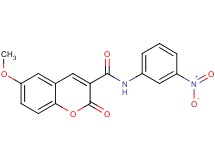 6-methoxy-N-(3-nitrophenyl)-2-oxo-2H-chromene-3-carboxamide