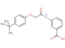 3-{[(4-tert-butylphenoxy)acetyl]amino}benzoic acid