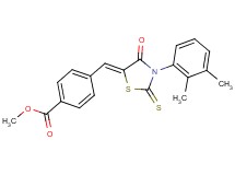 methyl 4-{[3-(2,3-dimethylphenyl)-4-oxo-2-thioxo-1,3-thiazolidin-5-ylidene]methyl}benzoate