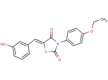 3-(4-ethoxyphenyl)-5-(3-hydroxybenzylidene)-1,3-thiazolidine-2,4-dione