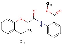 methyl 2-{[(2-isopropylphenoxy)acetyl]amino}benzoate