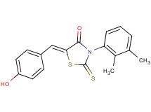 3-(2,3-dimethylphenyl)-5-(4-hydroxybenzylidene)-2-thioxo-1,3-thiazolidin-4-one