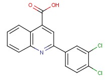 2-(3,4-dichlorophenyl)-4-quinolinecarboxylic acid