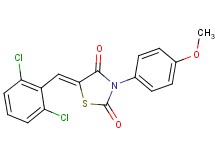 5-(2,6-dichlorobenzylidene)-3-(4-methoxyphenyl)-1,3-thiazolidine-2,4-dione