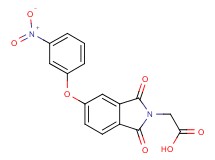 [5-(3-nitrophenoxy)-1,3-dioxo-1,3-dihydro-2H-isoindol-2-yl]acetic acid