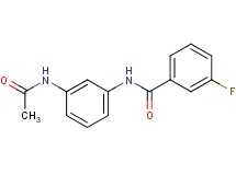 N-[3-(acetylamino)phenyl]-3-fluorobenzamide