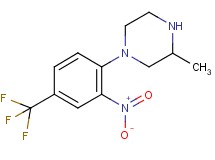 3-methyl-1-[2-nitro-4-(trifluoromethyl)phenyl]piperazine hydrochloride