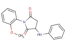 3-anilino-1-(2-methoxyphenyl)-2,5-pyrrolidinedione