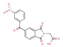 [5-(3-nitrobenzoyl)-1,3-dioxo-1,3-dihydro-2H-isoindol-2-yl]acetic acid