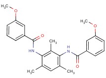 N,N'-(2,4,6-trimethyl-1,3-phenylene)bis(3-methoxybenzamide)