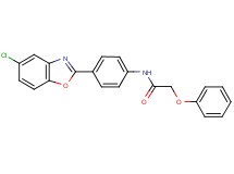 N-[4-(5-chloro-1,3-benzoxazol-2-yl)phenyl]-2-phenoxyacetamide