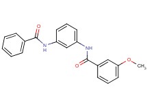 N-[3-(benzoylamino)phenyl]-3-methoxybenzamide