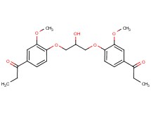 1,1'-{(2-hydroxy-1,3-propanediyl)bis[oxy(3-methoxy-4,1-phenylene)]}di(1-propanone)