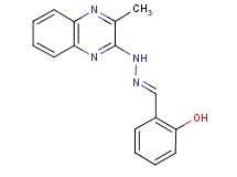 2-hydroxybenzaldehyde (3-methyl-2-quinoxalinyl)hydrazone