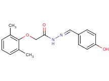 2-(2,6-dimethylphenoxy)-N'-(4-hydroxybenzylidene)acetohydrazide
