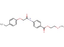 2-methoxyethyl 4-{[(4-ethylphenoxy)acetyl]amino}benzoate