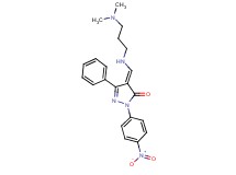 4-({[3-(dimethylamino)propyl]amino}methylene)-2-(4-nitrophenyl)-5-phenyl-2,4-dihydro-3H-pyrazol-3-one