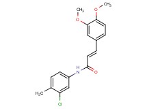 N-(3-chloro-4-methylphenyl)-3-(3,4-dimethoxyphenyl)acrylamide