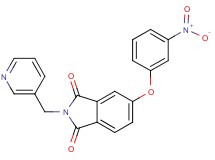 5-(3-nitrophenoxy)-2-(3-pyridinylmethyl)-1H-isoindole-1,3(2H)-dione
