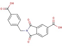 2-(4-carboxybenzyl)-1,3-dioxo-5-isoindolinecarboxylic acid