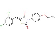 5-(2,4-dichlorobenzylidene)-3-(4-ethoxyphenyl)-1,3-thiazolidine-2,4-dione