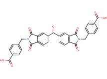 4,4'-{carbonylbis[(1,3-dioxo-1,3-dihydro-2H-isoindole-5,2-diyl)methylene]}dibenzoic acid