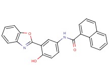 N-[3-(1,3-benzoxazol-2-yl)-4-hydroxyphenyl]-1-naphthamide