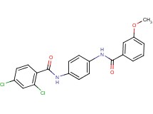 2,4-dichloro-N-{4-[(3-methoxybenzoyl)amino]phenyl}benzamide