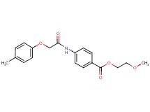 2-methoxyethyl 4-{[(4-methylphenoxy)acetyl]amino}benzoate