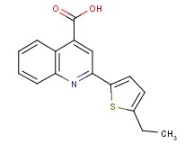 2-(5-ethyl-2-thienyl)-4-quinolinecarboxylic acid